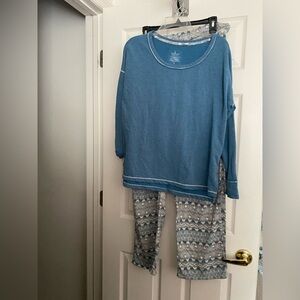 Women’s Cuddl Duds Comfortwear PJ/Lounge Set Large